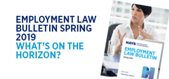 Employment Law Bulletin Spring 2019