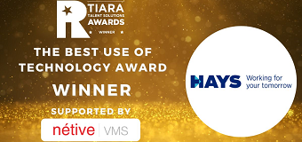 Hays wins Netive Vendor Management System Best Use of Technology TIARA Award 2022 by TALiNT Partners