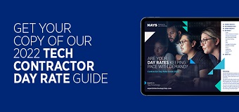 UK Hays Technology Contractor Day Rate Guide 2022